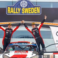 Latvijas eksčempions Rovanpere izcīna trešo WRC uzvaru karjerā