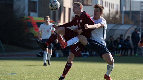 Futbols, Federāciju kausa turnīra spēle: Latvijas U-19 jauniešu futbola izlase pret Norvēģiju - 17