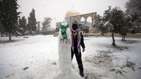 Jerusalem into a winter