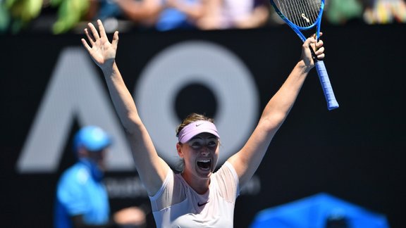 Teniss, Australian open: Anastasija Sevastova - Marija Šarapova - 6