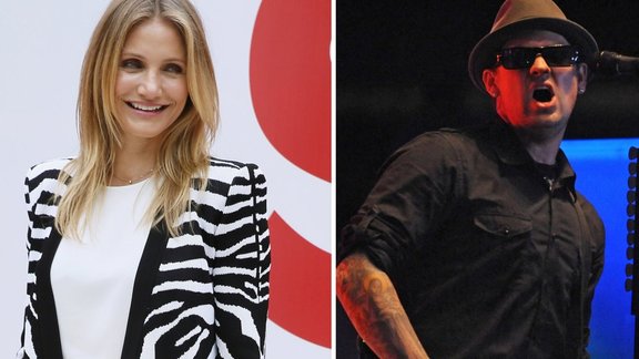 Cameron Diaz and Benji Madden