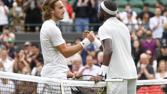 Frances Tiafoe, Stefanos Tsitsipas, teniss, Vimbldona