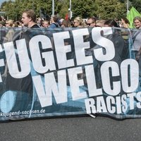 В Дрездене прошла массовая демонстрация в поддержку мигрантов