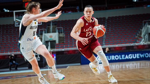 Basketbols, EČ kvalifikācija sievietēm: Latvija - Vācija