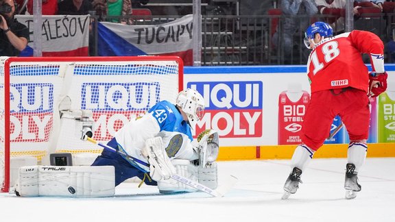 Hokejs 2023, pasaules čempionāts: Čehija - Kazahstāna