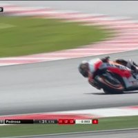 Video: Malaizijā Dani Pedroza pirmajos treniņos pārspēj visus 'MotoGP' konkurentus