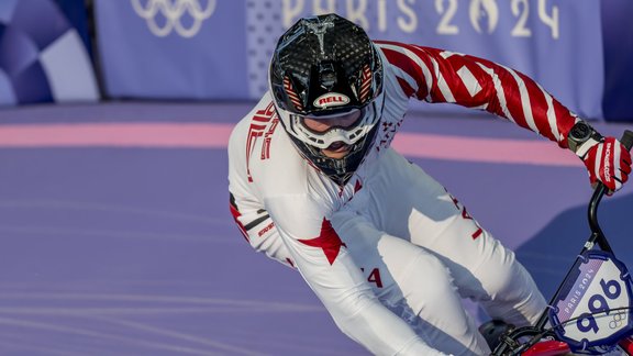 Parīzes olimpiskās spēles, BMX: Monika Veronika Stūriška, Kristens Krīgers