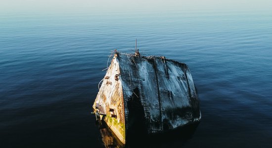 Neparasts un intriģējošs – dzelzsbetona kuģa vraks Mangaļsalā