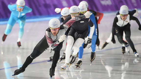 Phjončhanas olimpiskās spēles, ātrslidošana, masu starts, Haralds Silovs - 22