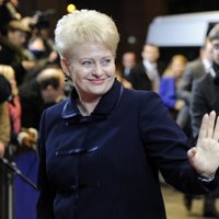 Briselē sarīkots izlēciens pret Lietuvas prezidenti