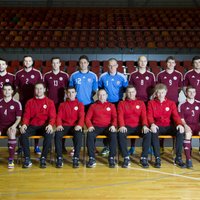 Latvijas telpu futbola izlase EČ atlasē Jelgavā sakauj Igauniju