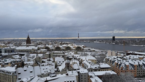 Rīgā beidzot sākusies meteoroloģiskā ziema