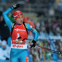 Ukraiņu biatloniste Vaļa Semerenko uzvar Pasaules kausa posma iedzīšanas sacensībās