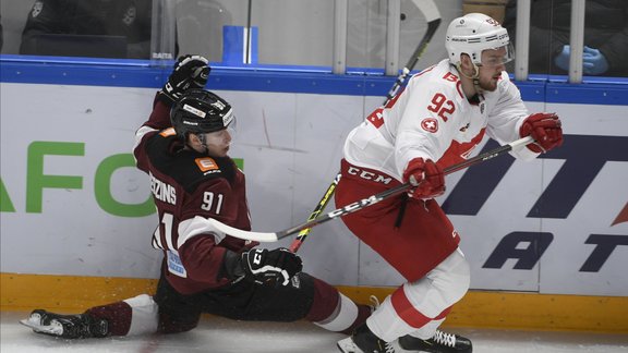 Hokejs, KHL spēle: Rīgas Dinamo - Maskavas Spartak - 6