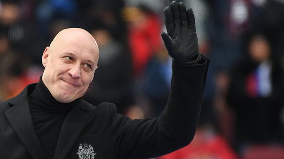 Vladimir Putin at the For Strong Russia rally at Luzhniki 