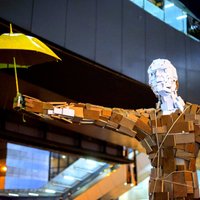 Foto: Honkongas 'lietussargu revolūcijas' māksla