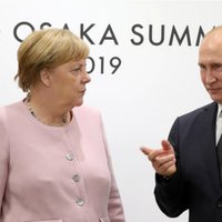 Merkele un Putins atbalsta Normandijas formāta sarunu atsākšanu par konfliktu Ukrainā