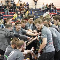 'Valmieras' florbolisti nonāk vienas uzvaras attālumā no iekļūšanas Latvijas čempionāta finālā