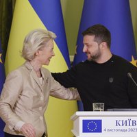 Fon der Leiena ierodas Kijivā un slavē Ukrainas progresu ceļā uz ES