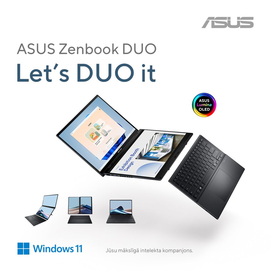 ASUS Zenbook Duo: 2025. gada pavērsiens divekrānu inovācijās