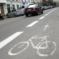 ФОТО: Велосипедист провел анализ опасного перекрестка в Риге, и вот что из этого вышло