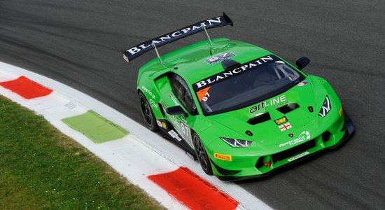 Šlēgelmilham ceturtā vieta arī 'Lamborghini Blancpain Super Trofeo' seriāla otrajā finālbraucienā