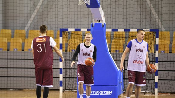 Basketbols, Latvijas vīriešu basketbola izlases treniņš novembrī - 21