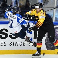 Video: Somijas hokeja izlase negaidīti piekāpjas Vācijai