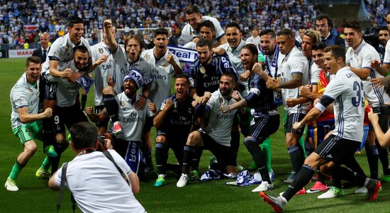 ВИДЕО: "Реал" спустя пять лет выиграл чемпионат Испании