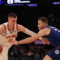 Porziņģis ar 25 punktiem kaldina 'Knicks' uzvaru pār šīs sezonas neveiksminieci 'Clippers'