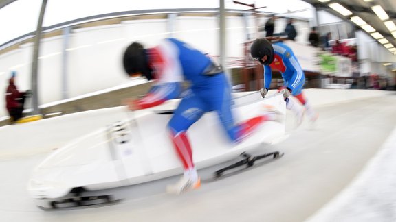 Eiropas kauss II posms bobslejā Siguldas trasē - 35