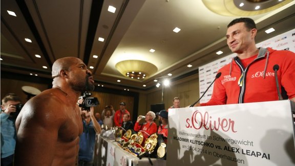 Shannon Briggs and Vladimir Klitschko