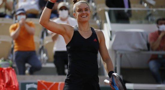 Sakari sagrauj 'French Open' ceturto numuru Keninu