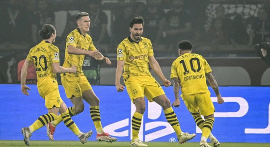 'Borussia' uzvar arī Parīzē un trešo reizi vēsturē spēlēs Čempionu līgas finālā