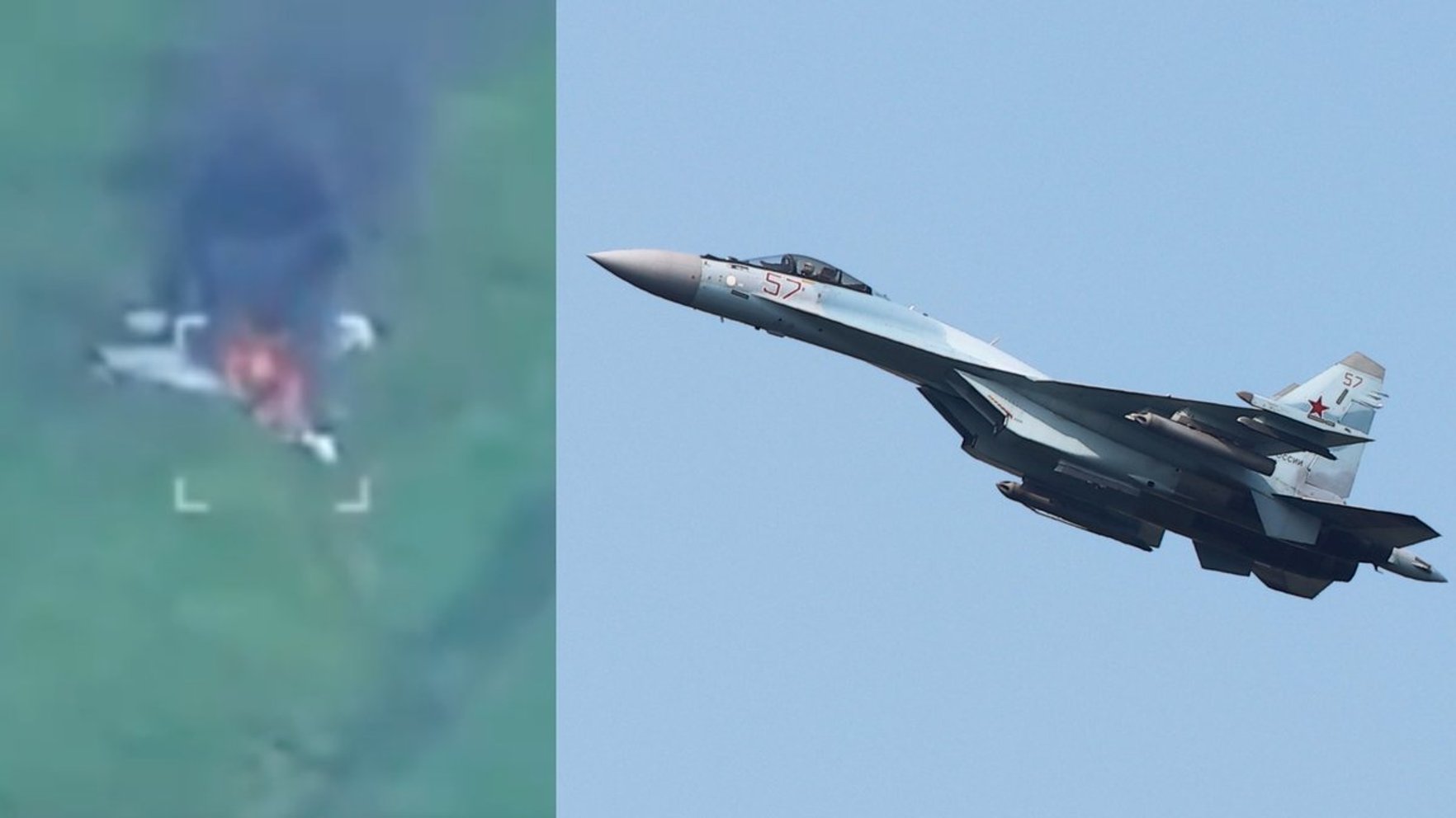 First of its kind: Ukrainian F-16 downs Russian Su-35 in historic air battle