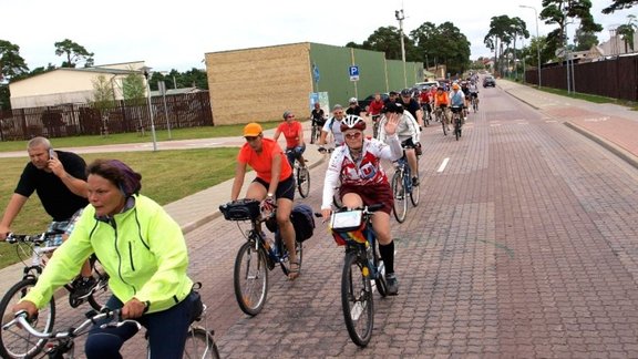 Igauņu velo desants Ventspilī