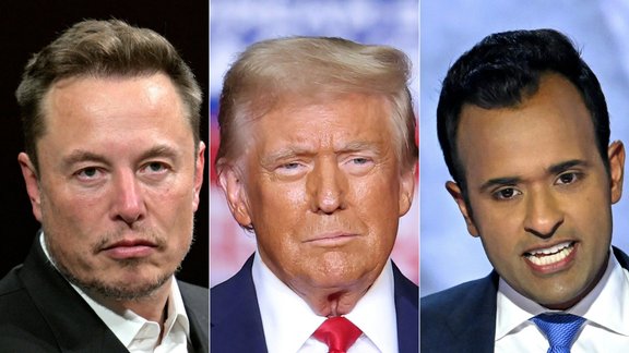 Vivek Ramaswamy, elon musk, donald trump