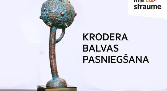 'Krodera balvas' pasniegšana Valmierā. Tiešraide beigusies