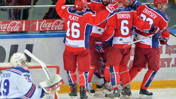 Ice hockey. KHL. CSKA vs. SKA