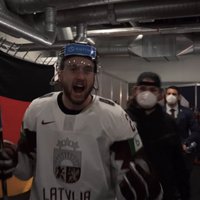 Video: Latvijas hokejistu emocijas pēc fantastiskās uzvaras