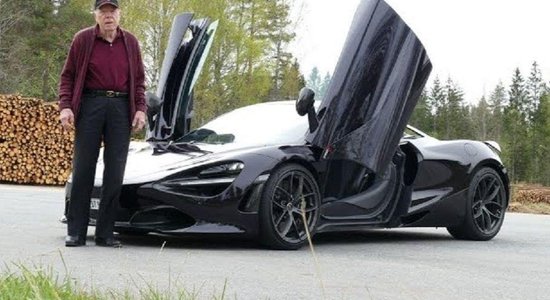 ВИДЕО: Норвежский пенсионер купил на 78-летние суперкар McLaren 720S Spider