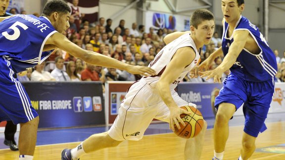 Eiropas U-16 basketbola čempionāts, fināls: Latvija - Francija