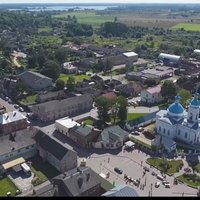 ВИДЕО: Как выглядит старейший город Латвии с высоты птичьего полета