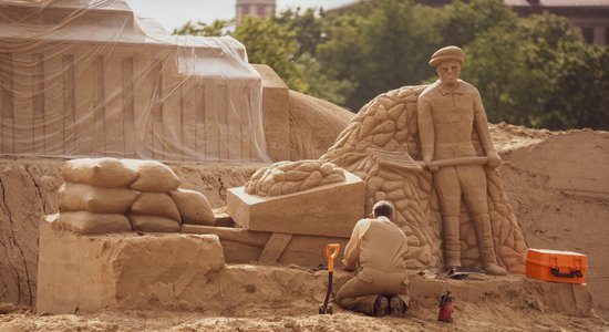 ФОТО. 20 июня в Елгаве откроется парк песчаных скульптур