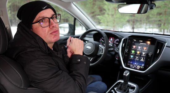 Video: Andris Ērglis izmēģina 'Subaru Crosstrek' apvidnieku