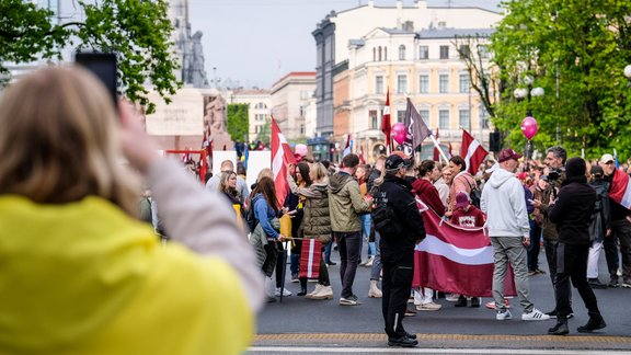 Gājiens "Par atbrīvošanos no padomju mantojuma" Rīgā - 18