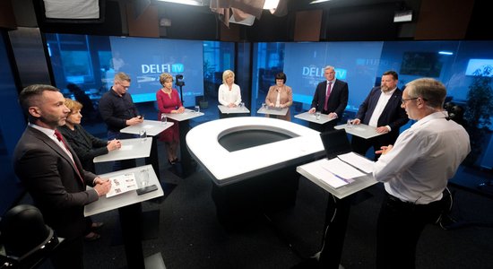 Европа: за кого голосовать? Дебаты лидеров партий - на "DELFI TV с Янисом Домбурсом"