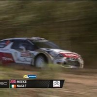 Video: Putekļos caur eikaliptiem - Austrālijas WRC rallija testa posmā uzvar Kriss Mīke