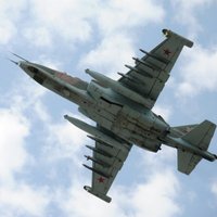 Ополченцы заявляют о сбитом в Горловке украинском самолете Су-25