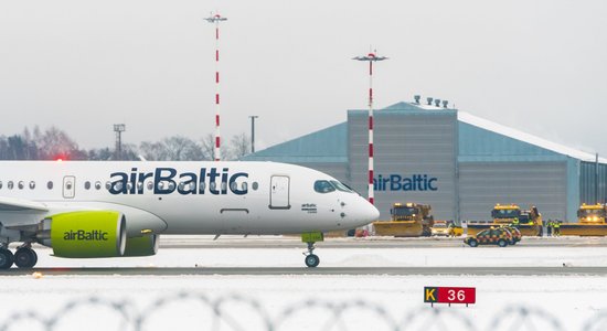 airBaltic совершит на новом самолете CS300 пробный полет в Лиепаю